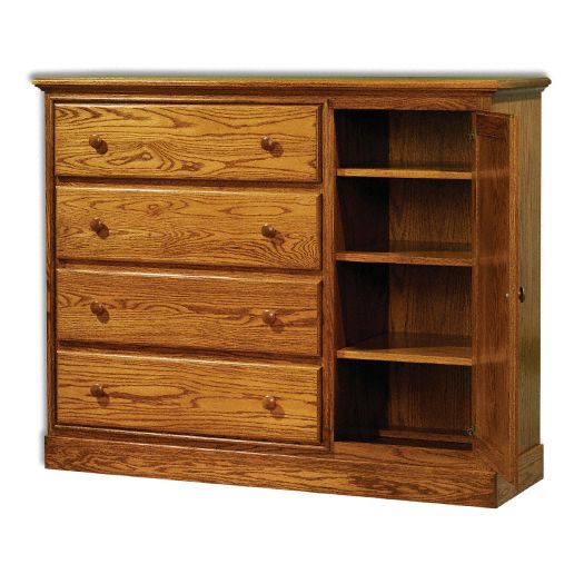 Amish USA Made Handcrafted Traditional Wardrobe with Changing Table sold by Online Amish Furniture LLC