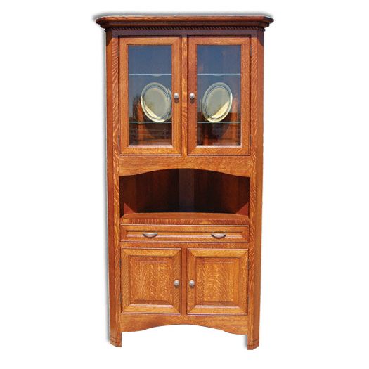 Amish West Lake Corner Hutch