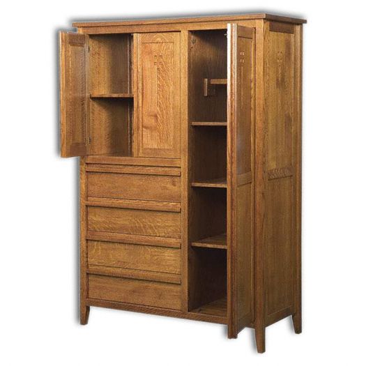 Amish USA Made Handcrafted West Village Chifferobe sold by Online Amish Furniture LLC