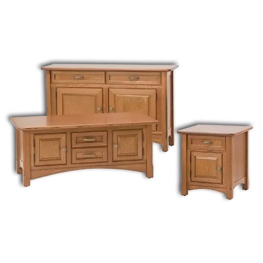 Amish USA Made Handcrafted West Lake Cabinet Tables sold by Online Amish Furniture LLC