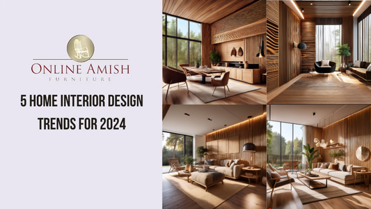 2024 interior design trends featuring sustainable materials and natural elements