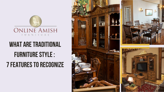 Traditional furniture style featuring ornate carved details and classic design elements