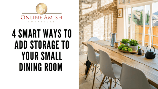 ADD STORAGE TO YOUR SMALL DINING ROOM