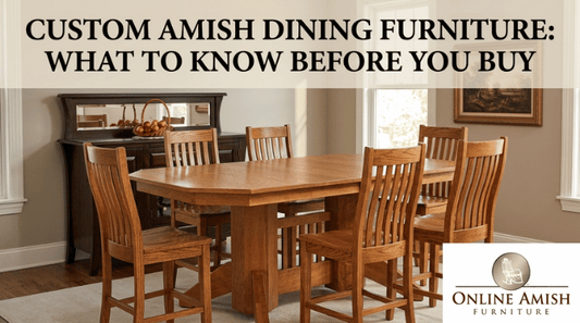 Amish dining furniture by Online Amish Furniture
