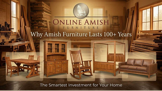 Amish solid wood furniture collection showcasing durability and craftsmanship.