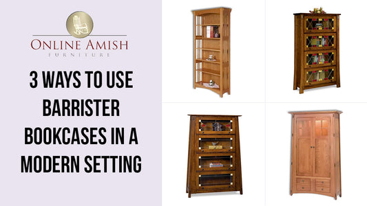 Buy Amish made Barrister Bookcase 