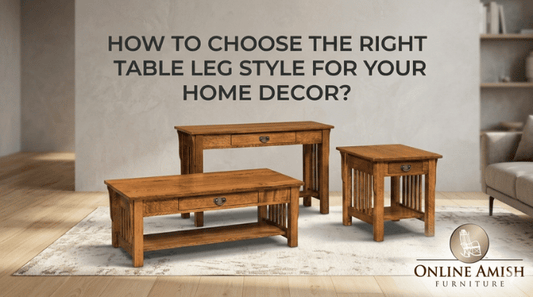 Solid Wood Table Leg Styles for Home Decor