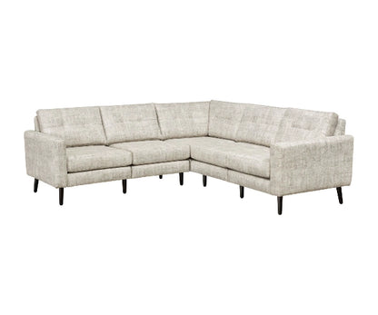 Serene 5-Seat Sectional Flat Arm