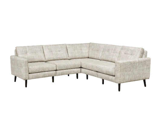 Serene 5-Seat Sectional Flat Arm