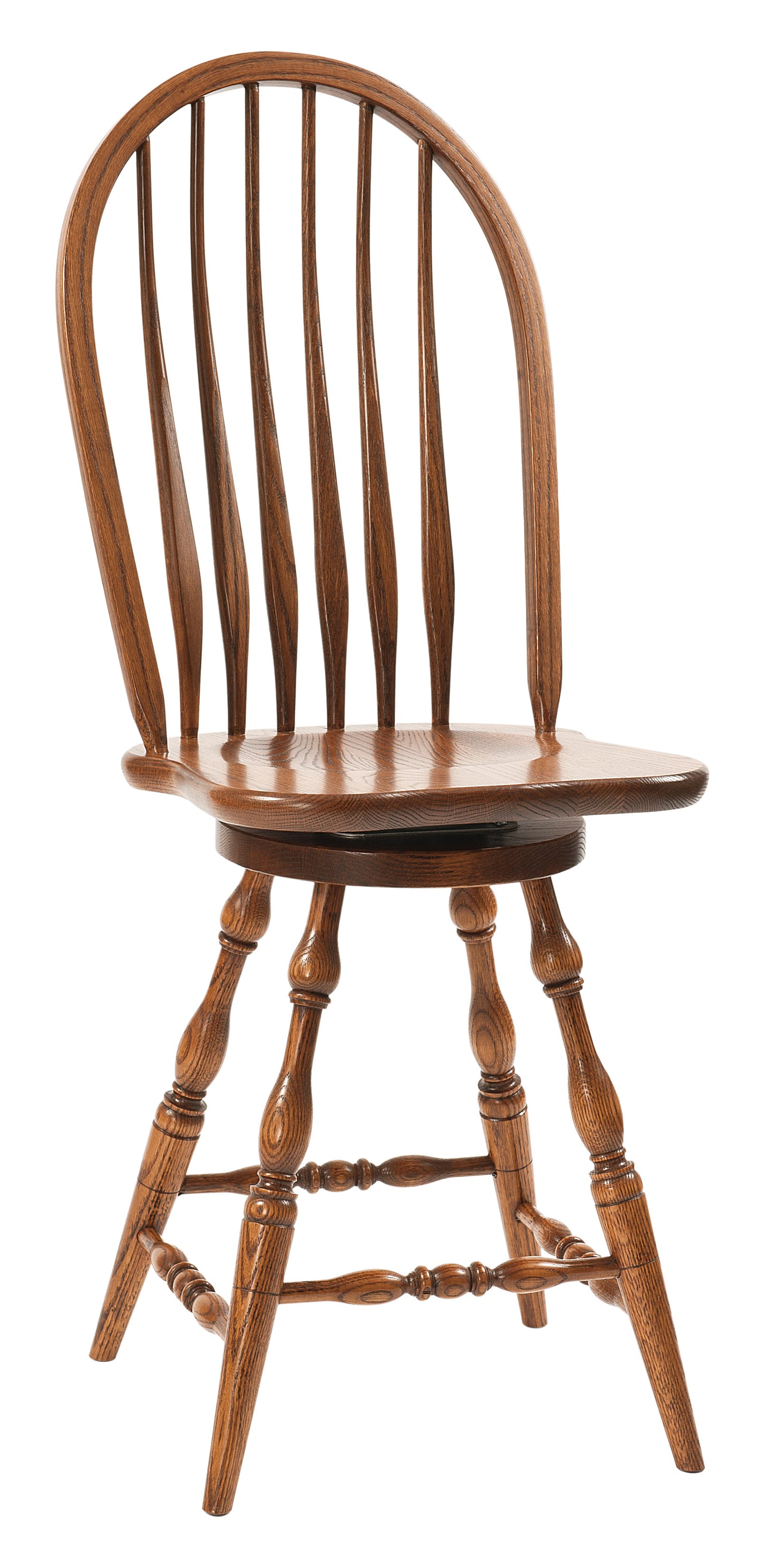 Bent Feather Bar Stool