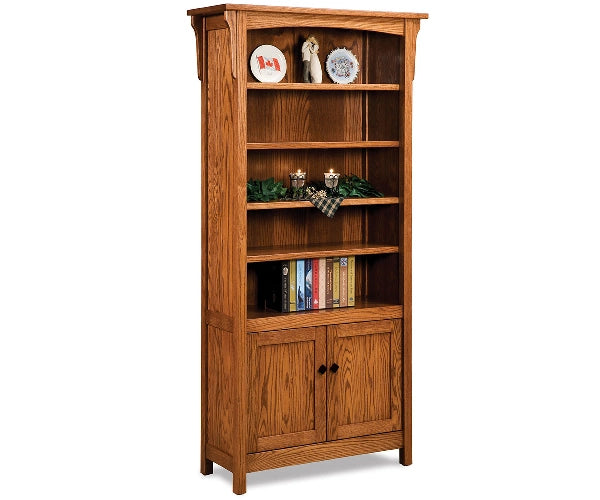 Bridger Mission Open Bookcase 4 Shelf
