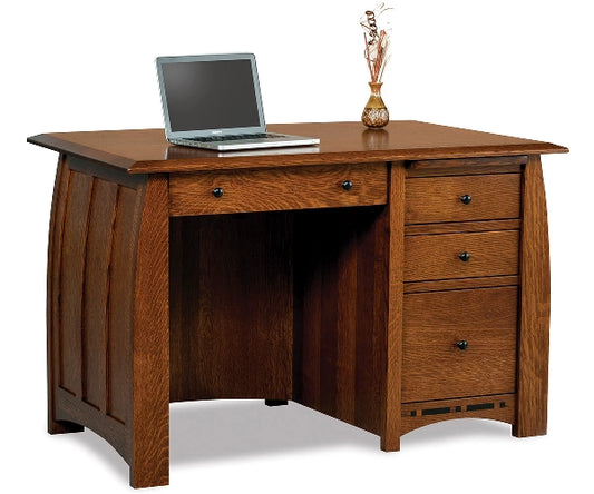 Boulder Creek Writers Desk Base with Optional Hutch