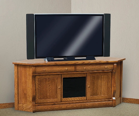 Old Classic Sleigh Corner Media Console