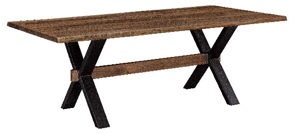 Tifton Live Edge Trestle Table