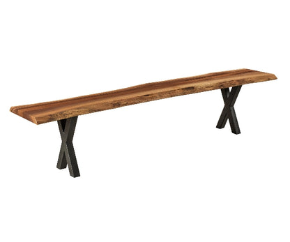 Live Edge Bench