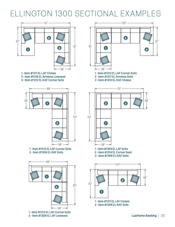 Ellington Sofa Track Arm