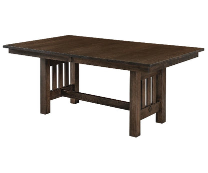 Mueller Trestle Table – solid wood trestle dining table