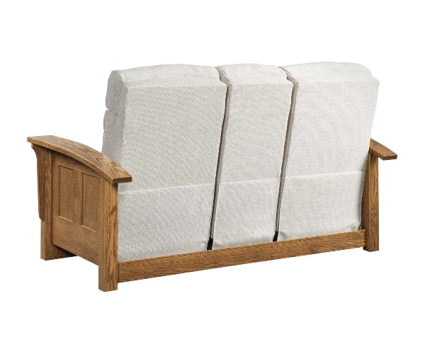 1600 Shaker Center Console Recliner Love Seat
