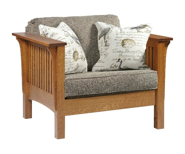 1800 Mission Chair With Reversible Cushions
