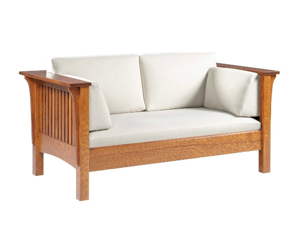 1875 Mission High Back Love Seat