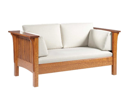1875 Mission High Back Love Seat