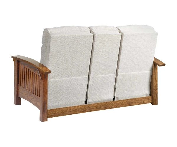 Country Mission Recliner Love Seat