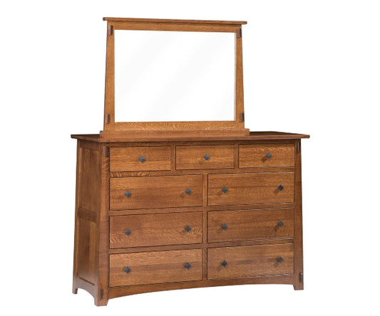 Olde Shaker Dresser and Mirror