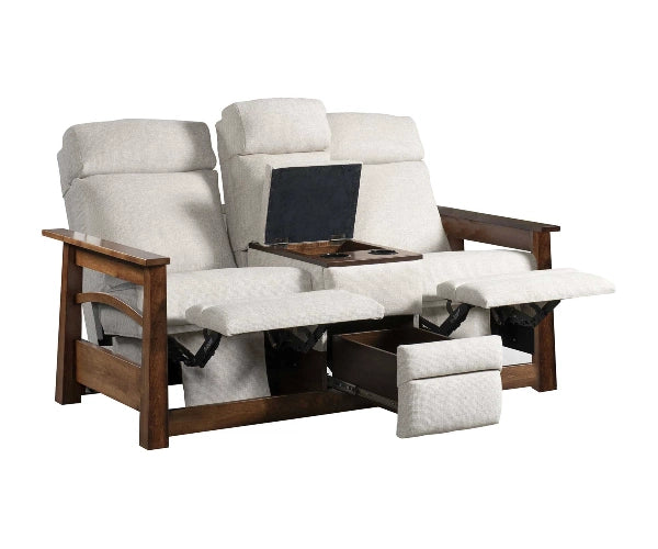Madison Center Console Recliner Love Seat