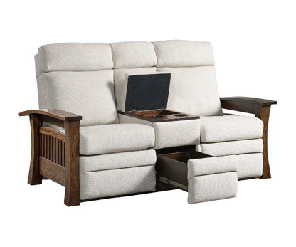 Mission Gateway Center Console Recliner Love Seat