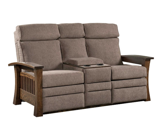 Mission Gateway Center Console Recliner Love Seat