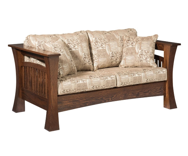 Online Amish Furniture LLC Mission Gateway Love Seat - Thumbnail 3