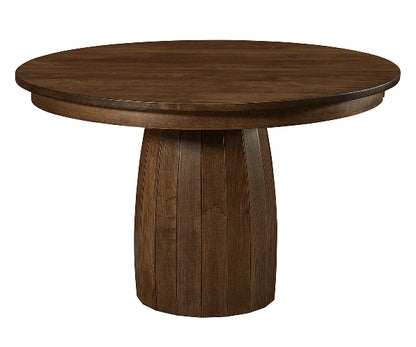 Keelan Table – round pedestal dining table