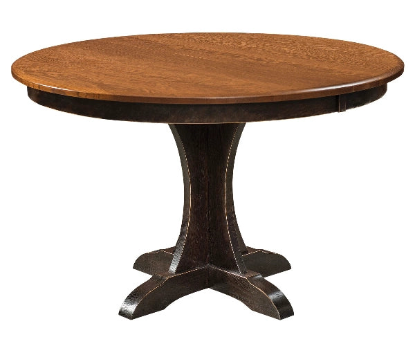 Online Amish Furniture LLC Ellis Pedestal Table
