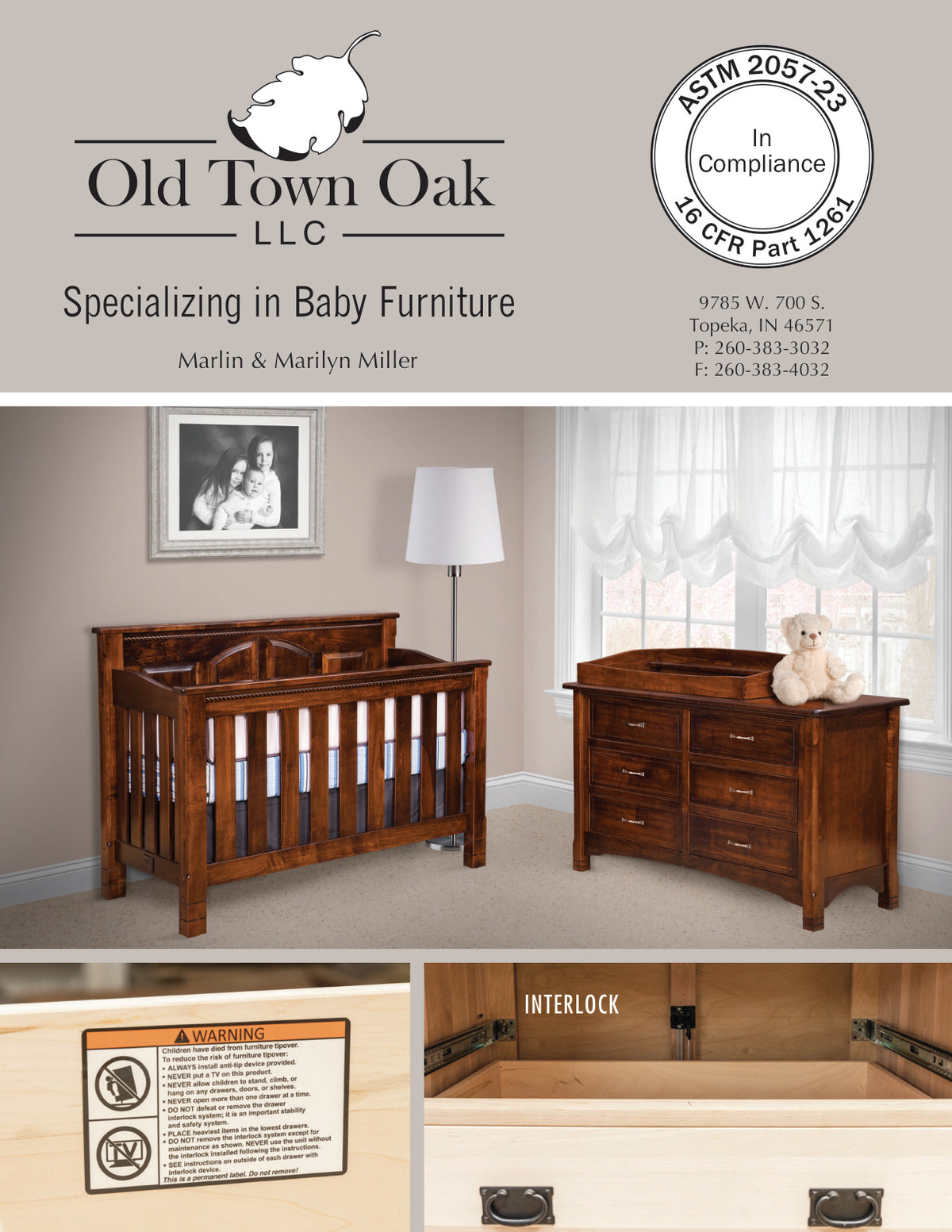 Old Town Oak STURDY Act compliance documentation