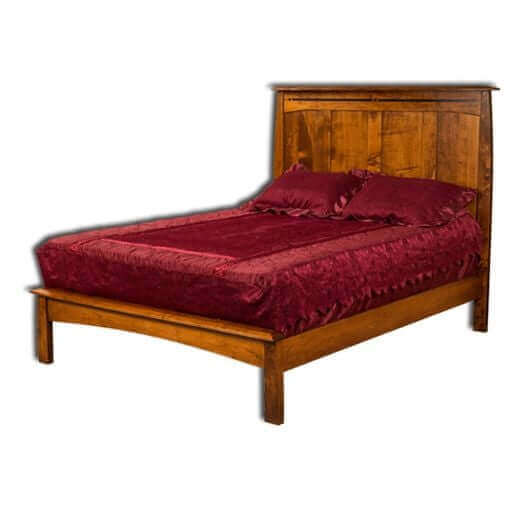 Amish USA Made Handcrafted Boulder Creek Panel Bed sold by Online Amish Furniture LLC