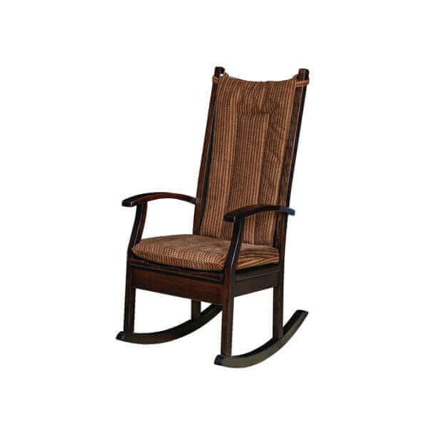 Amish USA Made Handcrafted Aspen Mission Rocker sold by Online Amish Furniture LLC