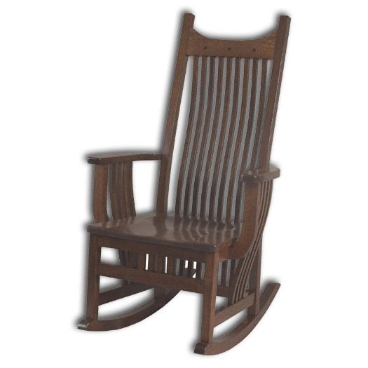 Amish USA Made Handcrafted Royal Mission Rocker sold by Online Amish Furniture LLC