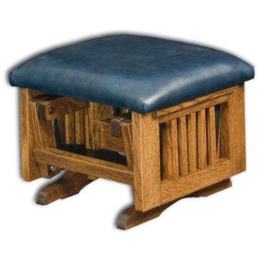 Amish USA Made Handcrafted Royal Mission Ottoman sold by Online Amish Furniture LLC