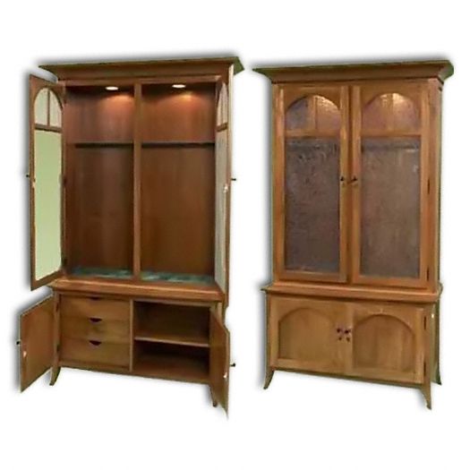 Amish USA Made Handcrafted Mt. Eaton-Bunker Hill 10-Gun Cabinet sold by Online Amish Furniture LLC