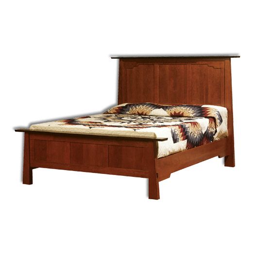 Amish USA Made Handcrafted Wind River Bed sold by Online Amish Furniture LLC