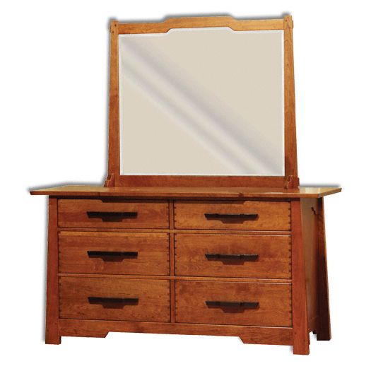 Amish USA Made Handcrafted Wind River Dresser sold by Online Amish Furniture LLC