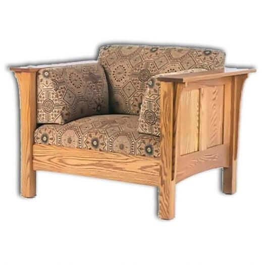 Amish USA Made Handcrafted 1675 Shaker Hi-back Panel Chair sold by Online Amish Furniture LLC