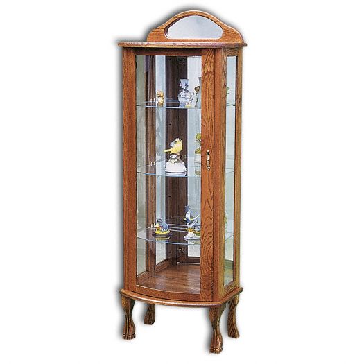 Amish USA Made Handcrafted Rectangular Curio sold by Online Amish Furniture LLC