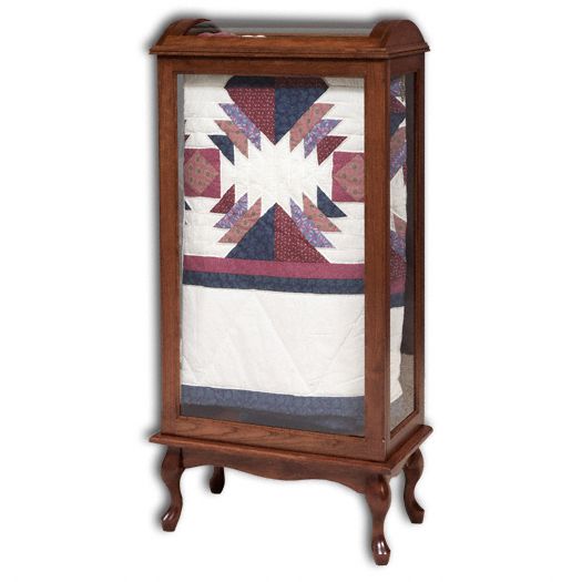 Amish USA Made Handcrafted Large Quilt Curio sold by Online Amish Furniture LLC