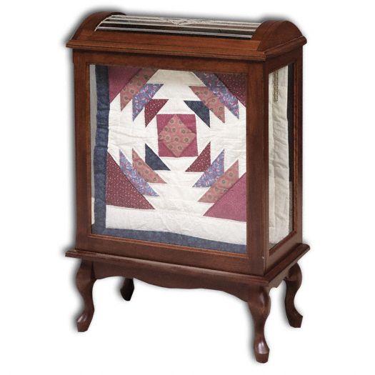 Amish USA Made Handcrafted Medium Quilt Curio sold by Online Amish Furniture LLC
