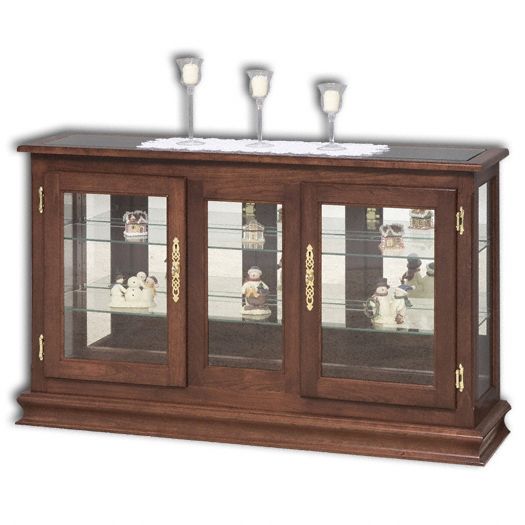 Amish USA Made Handcrafted Large Console Curio sold by Online Amish Furniture LLC