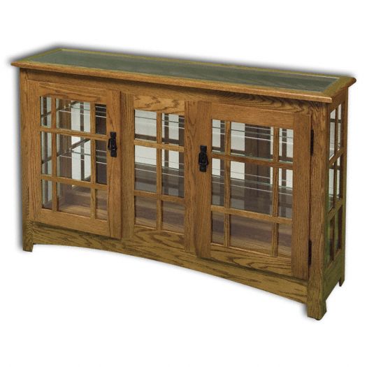 Amish USA Made Handcrafted Mission Large Console sold by Online Amish Furniture LLC