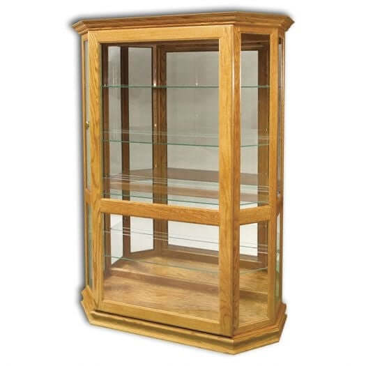 Amish USA Made Handcrafted Angled Double Door Picture Frame w- Sliding Door sold by Online Amish Furniture LLC