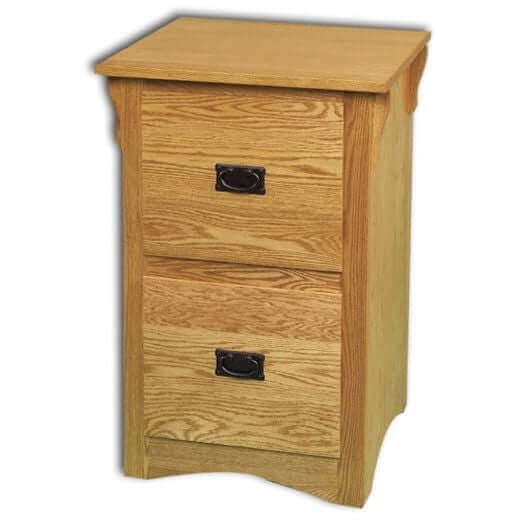 Amish USA Made Handcrafted 2-Drawer Mission File Cabinet sold by Online Amish Furniture LLC