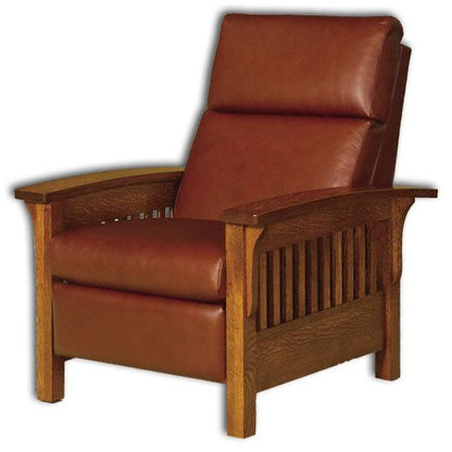 Amish USA Made Handcrafted Heartland Slat Recliner Chair sold by Online Amish Furniture LLC